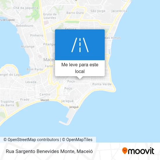 Rua Sargento Benevides Monte mapa