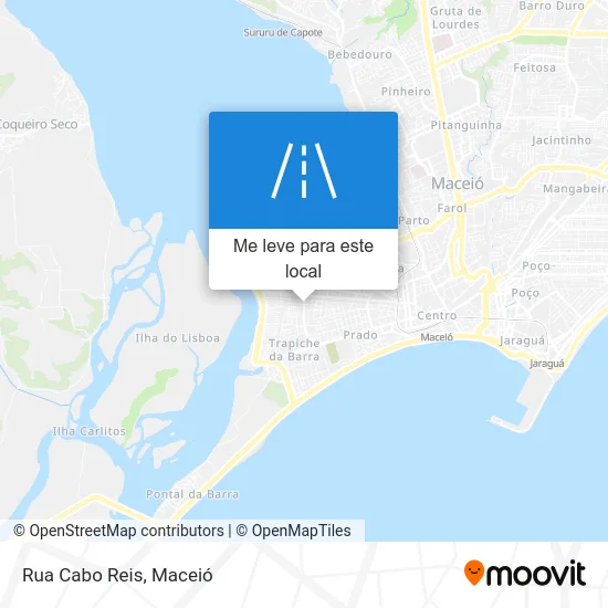 Rua Cabo Reis mapa
