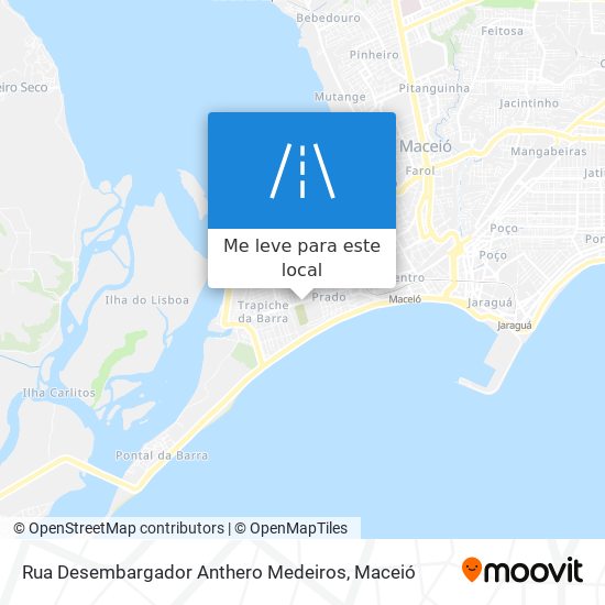 Rua Desembargador Anthero Medeiros mapa