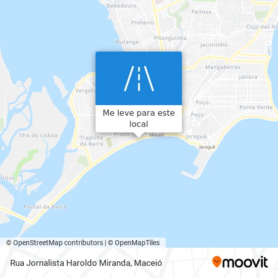 Rua Jornalista Haroldo Miranda mapa