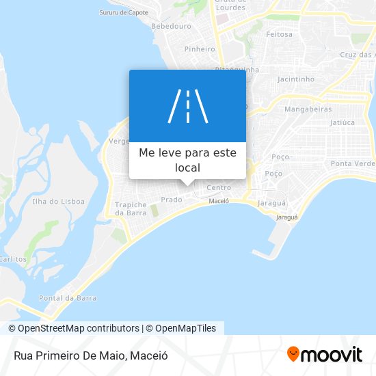 Rua Primeiro De Maio mapa