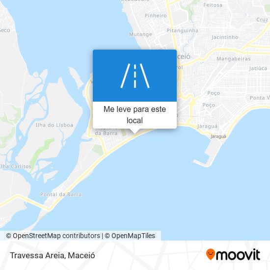 Travessa Areia mapa