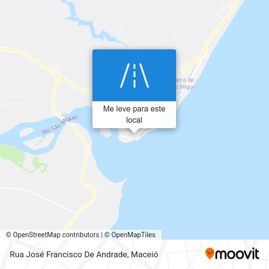 Rua José Francisco De Andrade mapa