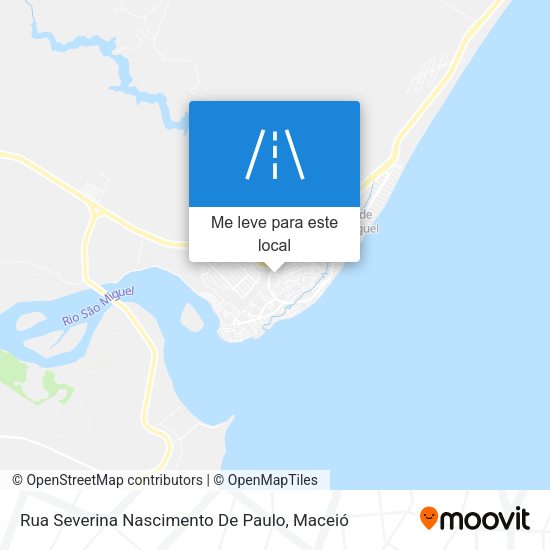 Rua Severina Nascimento De Paulo mapa