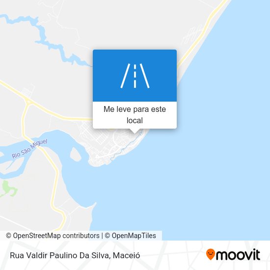 Rua Valdir Paulino Da Silva mapa