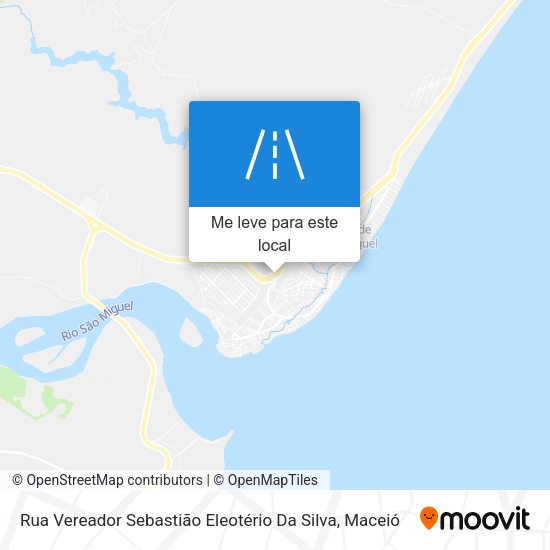 Rua Vereador Sebastião Eleotério Da Silva mapa