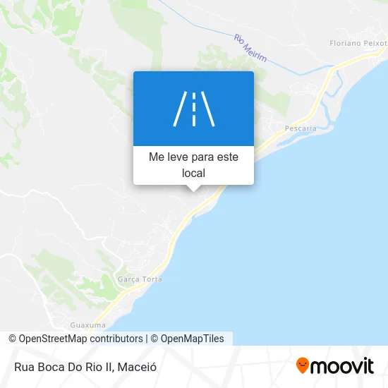 Rua Boca Do Rio II mapa