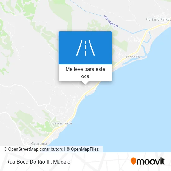 Rua Boca Do Rio III mapa