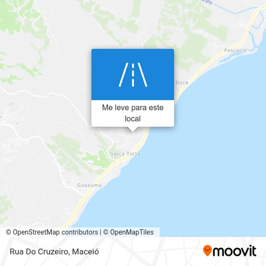 Rua Do Cruzeiro mapa