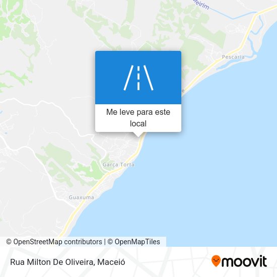 Rua Milton De Oliveira mapa