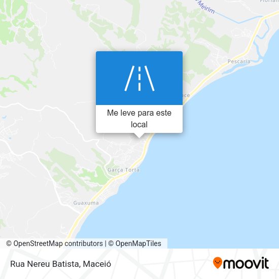 Rua Nereu Batista mapa