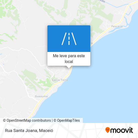 Rua Santa Joana mapa