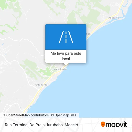 Rua Terminal Da Praia Jurubeba mapa