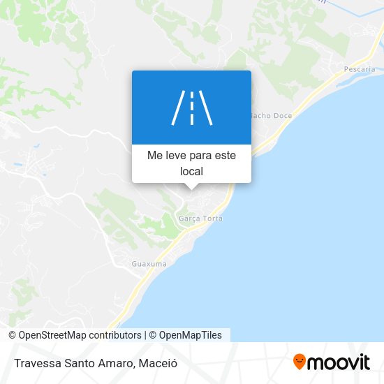 Travessa Santo Amaro mapa