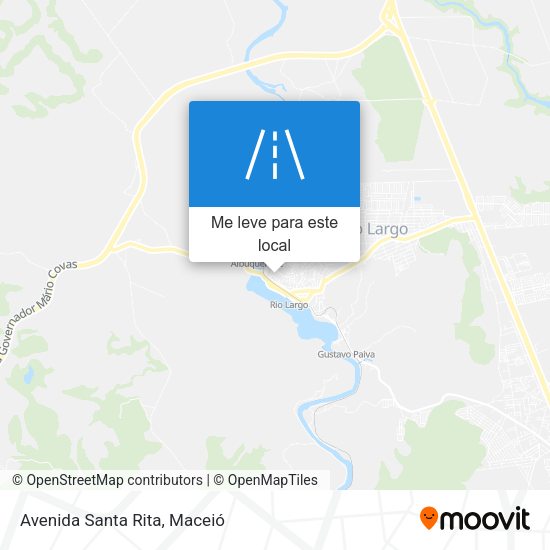 Avenida Santa Rita mapa