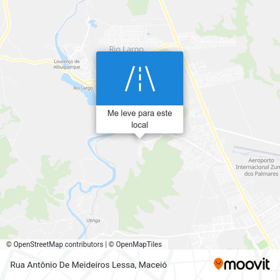 Rua Antônio De Meideiros Lessa mapa