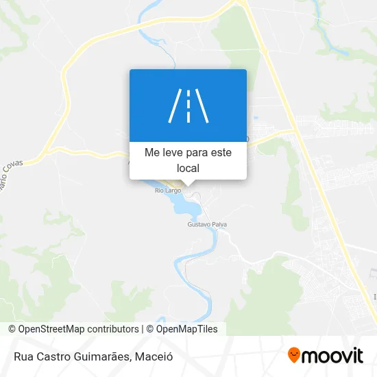 Rua Castro Guimarães mapa