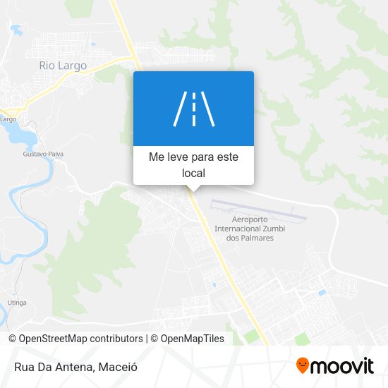 Rua Da Antena mapa