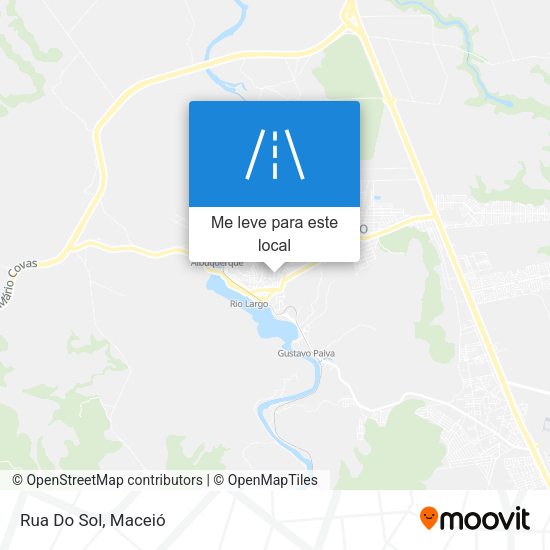 Rua Do Sol mapa