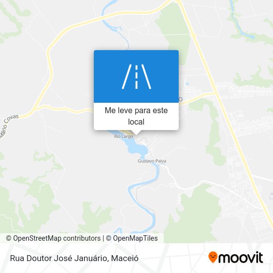 Rua Doutor José Januário mapa