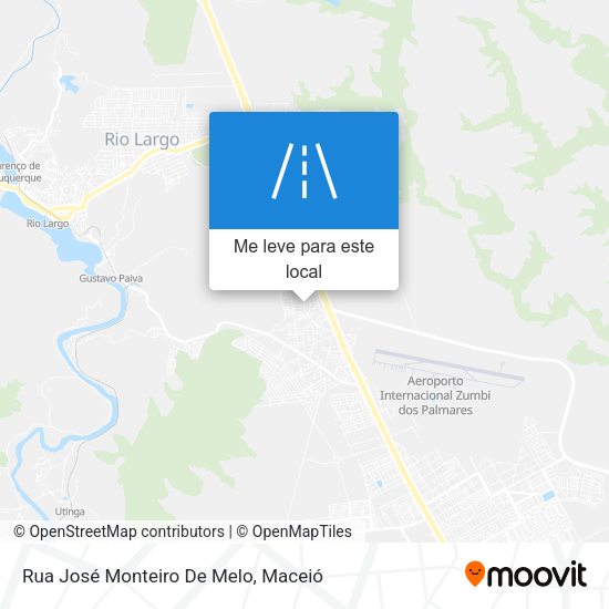 Rua José Monteiro De Melo mapa