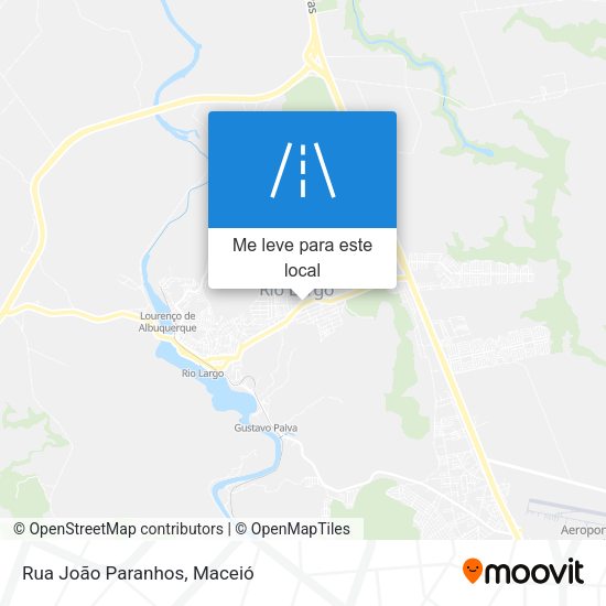 Rua João Paranhos mapa