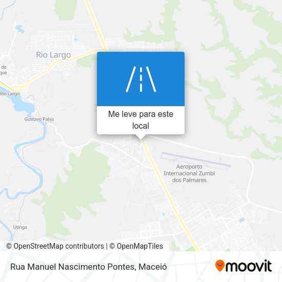Rua Manuel Nascimento Pontes mapa