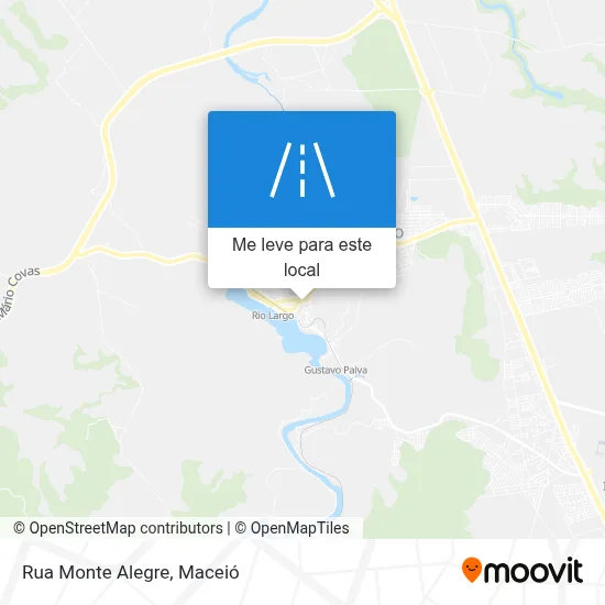 Rua Monte Alegre mapa