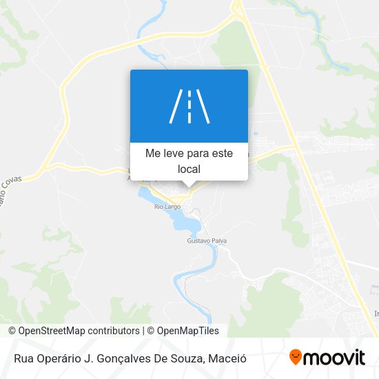 Rua Operário J. Gonçalves De Souza mapa