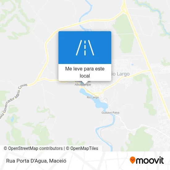 Rua Porta D'Agua mapa