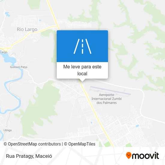 Rua Pratagy mapa