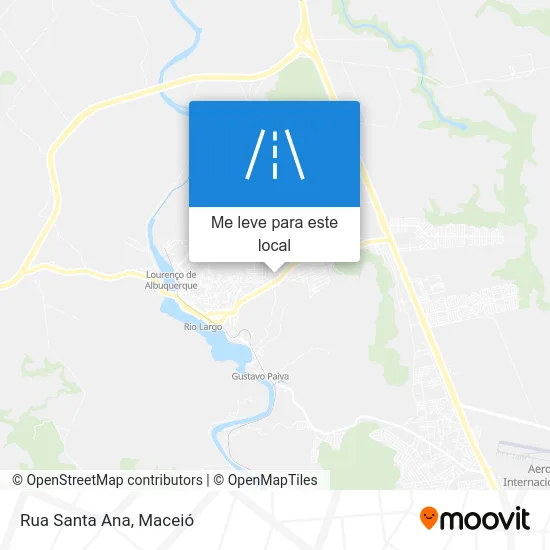 Rua Santa Ana mapa