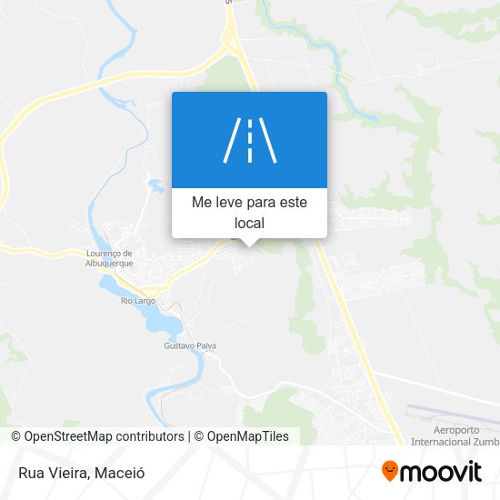 Rua Vieira mapa