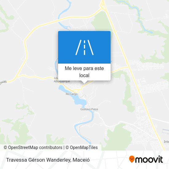 Travessa Gérson Wanderley mapa