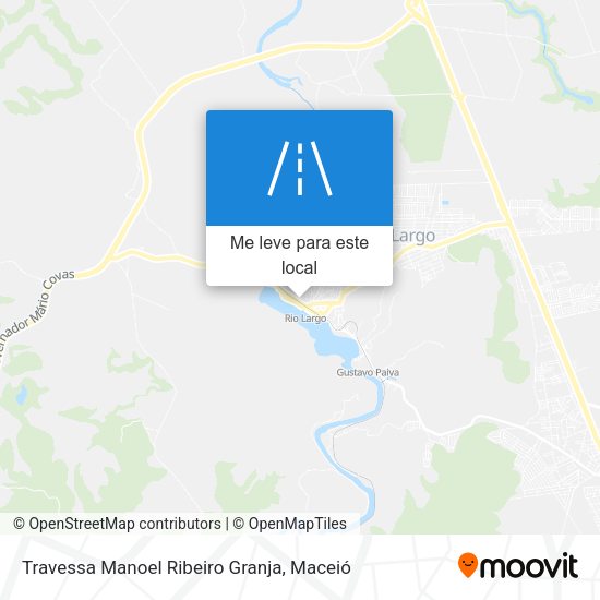 Travessa Manoel Ribeiro Granja mapa