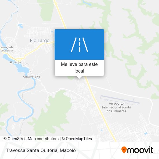 Travessa Santa Quitéria mapa