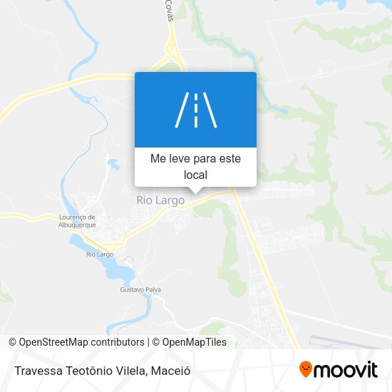 Travessa Teotônio Vilela mapa