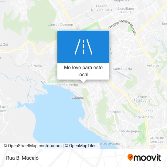 Rua B mapa