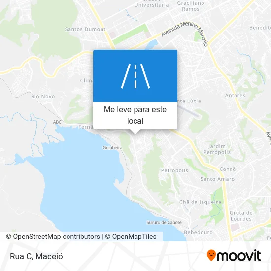 Rua C mapa