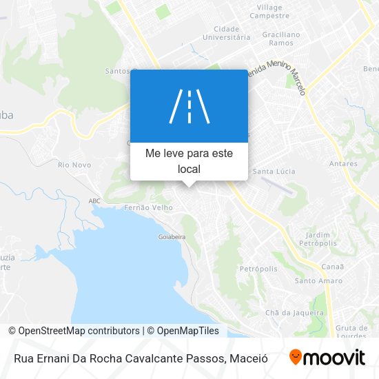 Rua Ernani Da Rocha Cavalcante Passos mapa