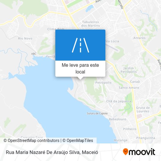 Rua Maria Nazaré De Araújo Silva mapa