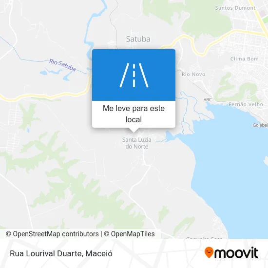 Rua Lourival Duarte mapa