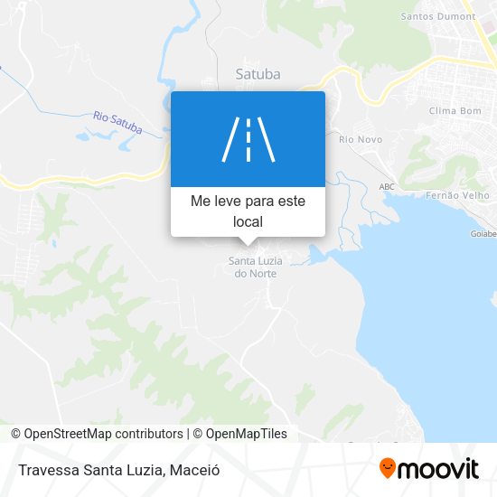 Travessa Santa Luzia mapa