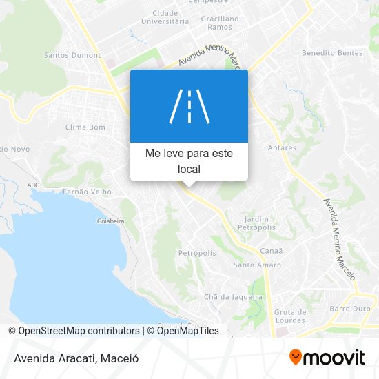 Avenida Aracati mapa
