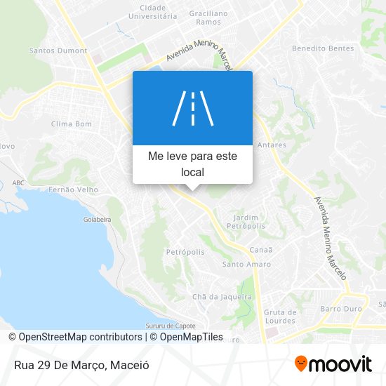 Rua 29 De Março mapa