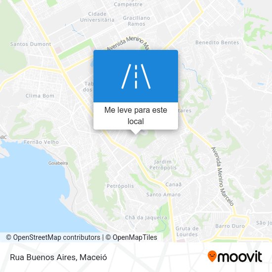 Rua Buenos Aires mapa