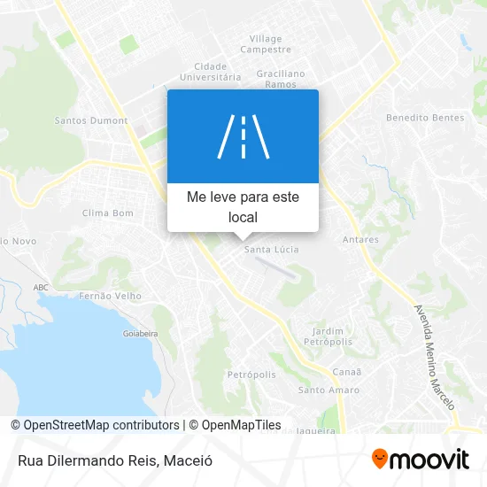 Rua Dilermando Reis mapa
