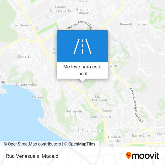 Rua Venezuela mapa