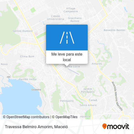 Travessa Belmiro Amorim mapa