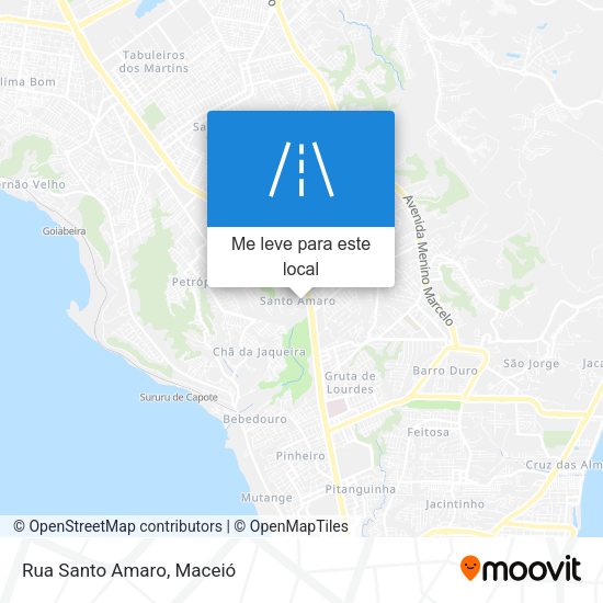 Rua Santo Amaro mapa